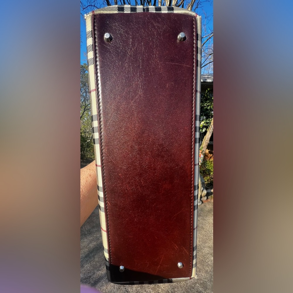 AUTHENTIC Vintage Burberry London Tote Bag - Picture 5 of 14